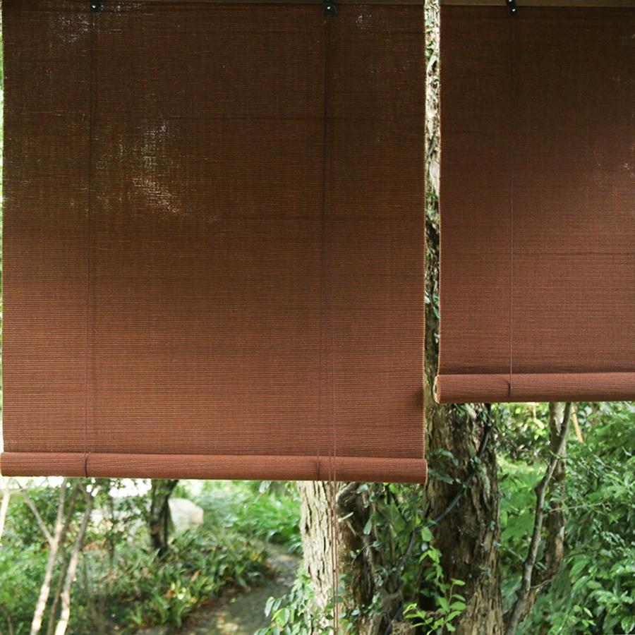 竹すだれ オーダーメイド 竹製スクリーン 天然竹 綿 遮光率90% 室内 屋外 間仕切り ロールアップ式 目隠し 遮光遮熱 日除け 風通し 和風 和室 茶室 料亭 旅館 |  | 16