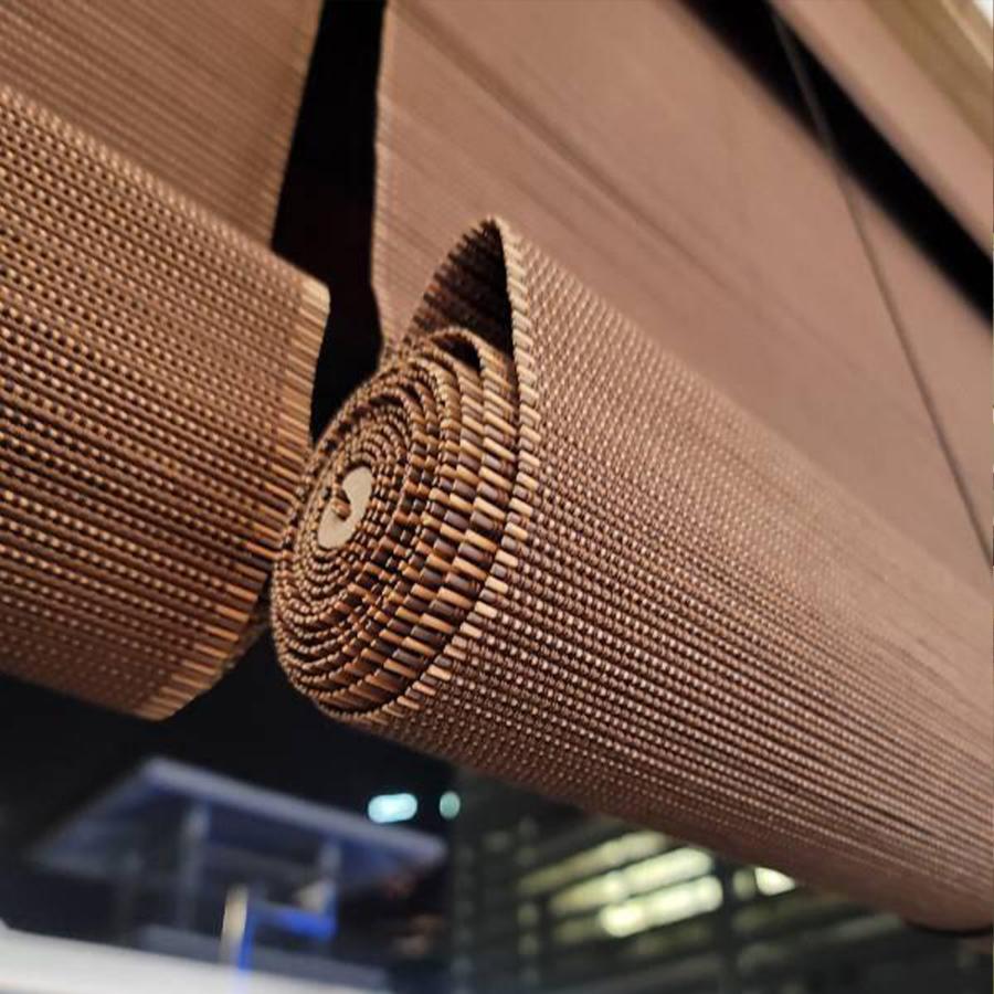 竹すだれ オーダーメイド 竹製スクリーン 天然竹 綿 遮光率90% 室内 屋外 間仕切り ロールアップ式 目隠し 遮光遮熱 日除け 風通し 和風 和室 茶室 料亭 旅館 |  | 19