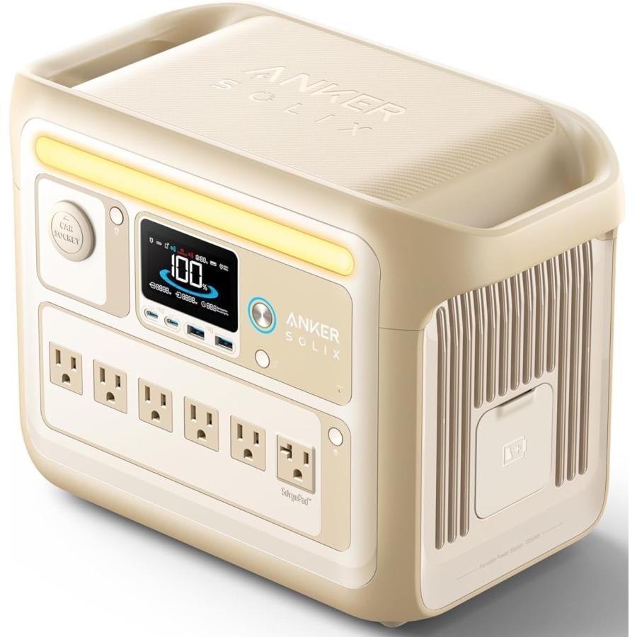【新品未開封】Anker Solix C1000 ベージュ 保証2/27〜 Anker（アンカー） Solix C1000 ポータブル電源 A1761521 ベージュ