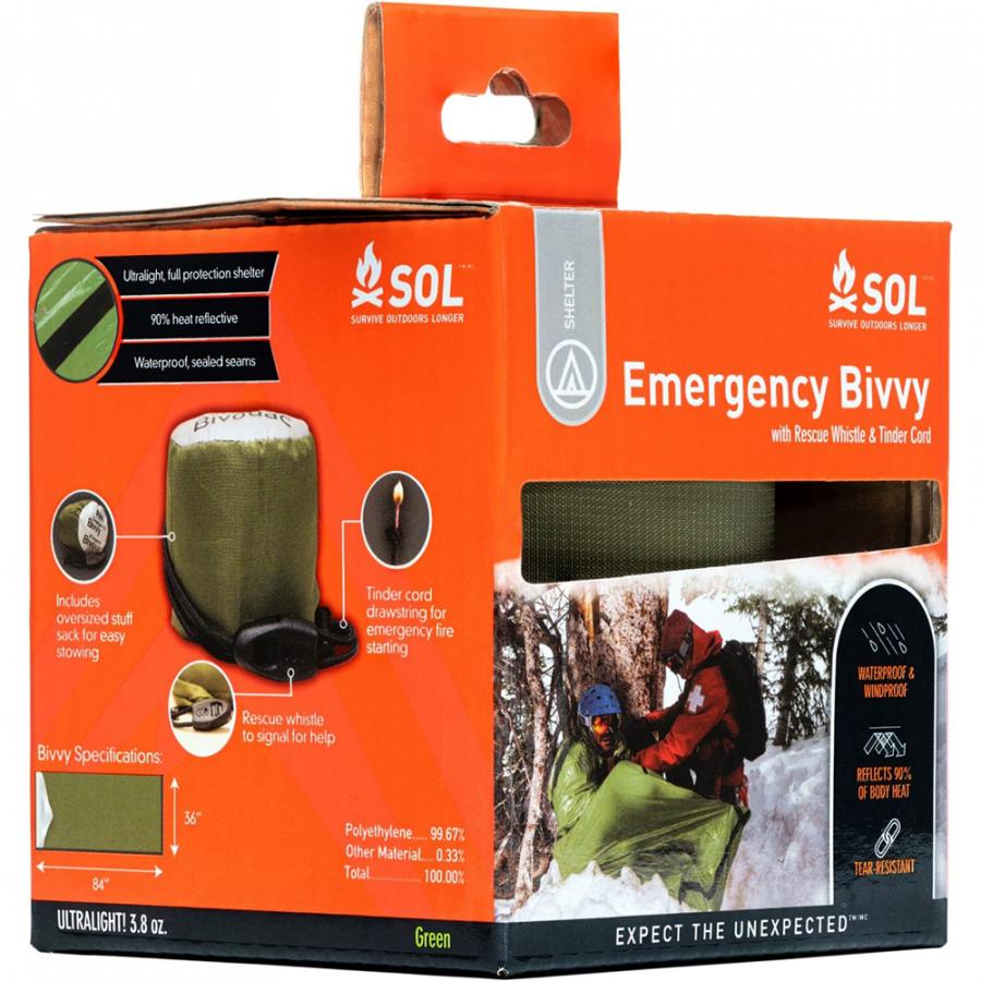 SOL｜Emergency Bivvy OD Green EmergencyBivvyODGreenTHE MOUNTAIN