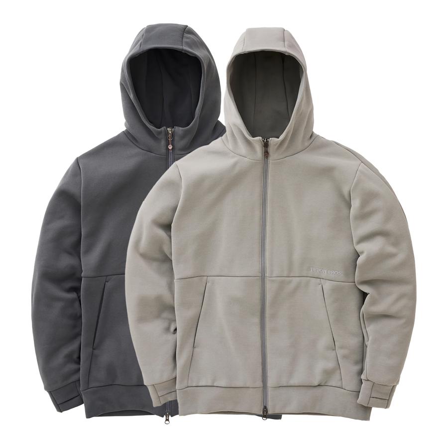 Teton Bros. トップス(メンズ) OCTA FLEECE ZIP HOODY  M  GRAY Teton Bros.（ティートンブロス） OCTA Fleece Zip Hoody (Mens