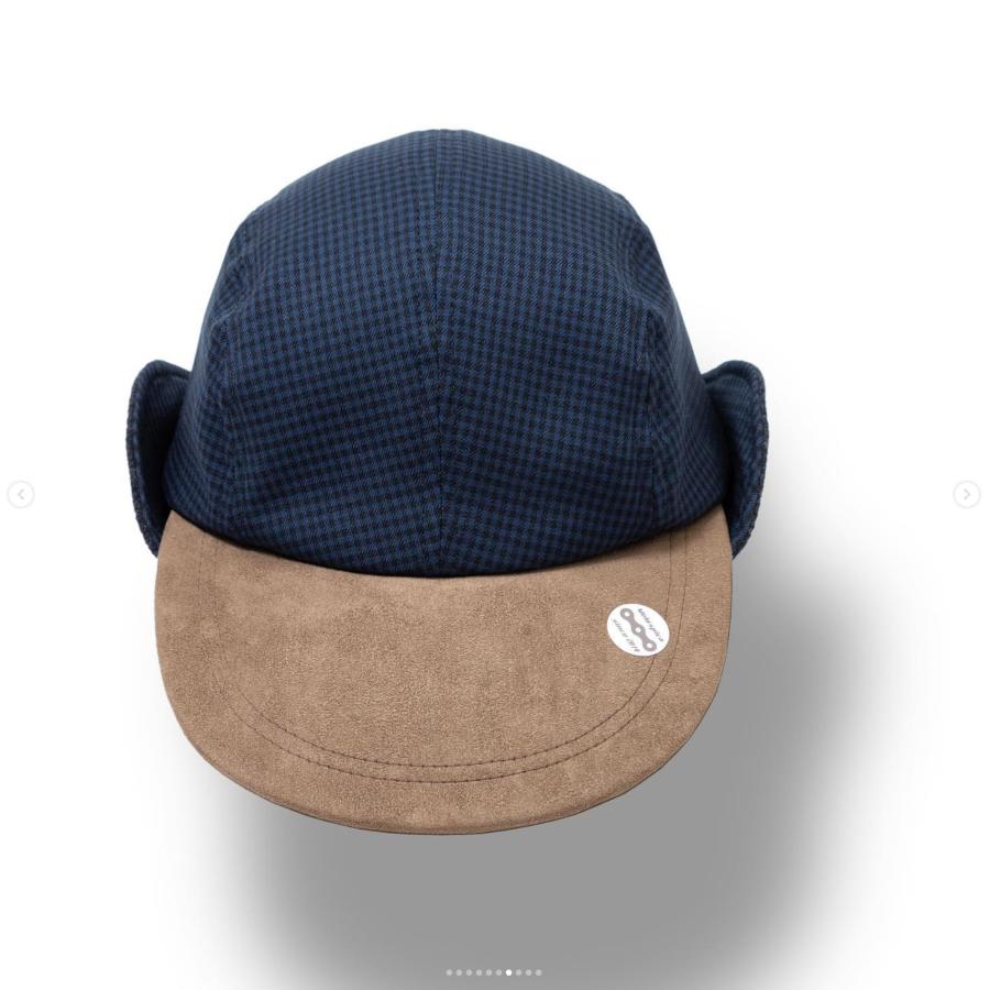 velo spica ヴェロスピカ Pluto Cap col.Navy Check プルートキャップ
