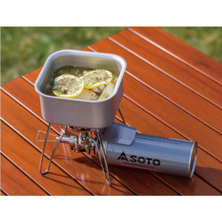 SOTO ミニマルクッカー 角 &ミニマルワークトップ(ST3108+ST3107) 商品紹介】SOTO 調理セット ミニマルワークトップ ST-3107+ミニマル