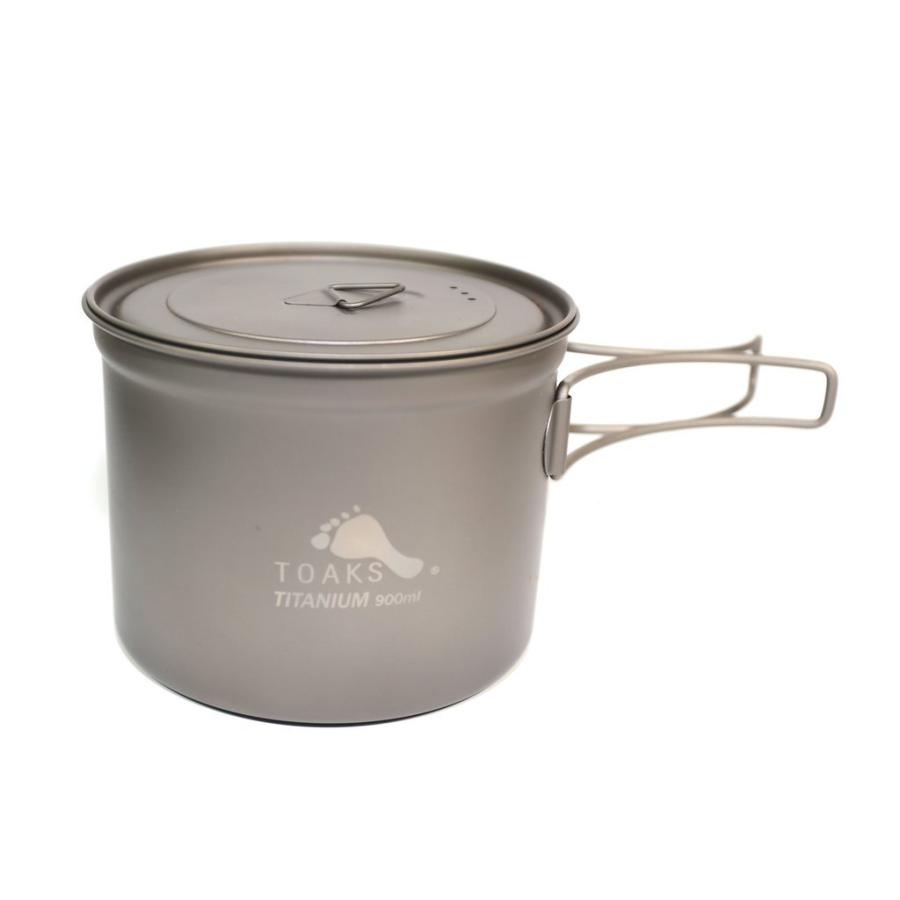 TOAKS(トークス) チタニウム 軽量 登山 900mLポット 124g Amazon