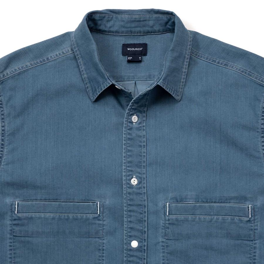 WOOLRICH｜COOLMAX DENIM LONG SHIRT ウールリッチ クールマックス