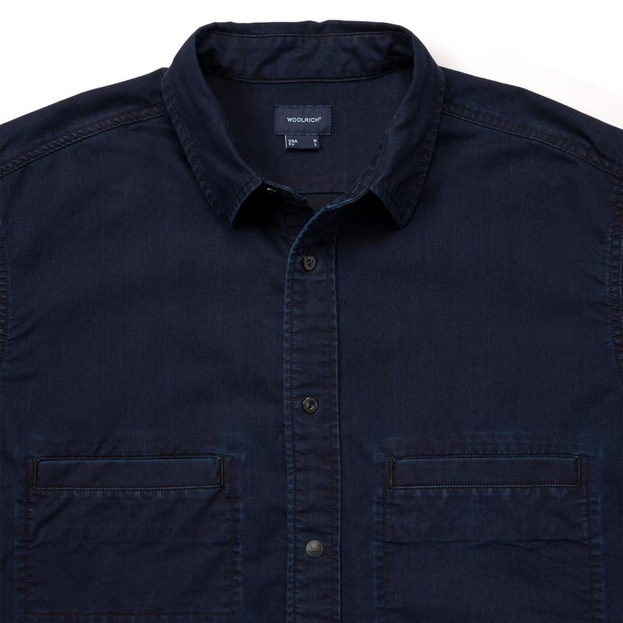 WOOLRICH｜COOLMAX DENIM LONG SHIRT ウールリッチ クールマックス