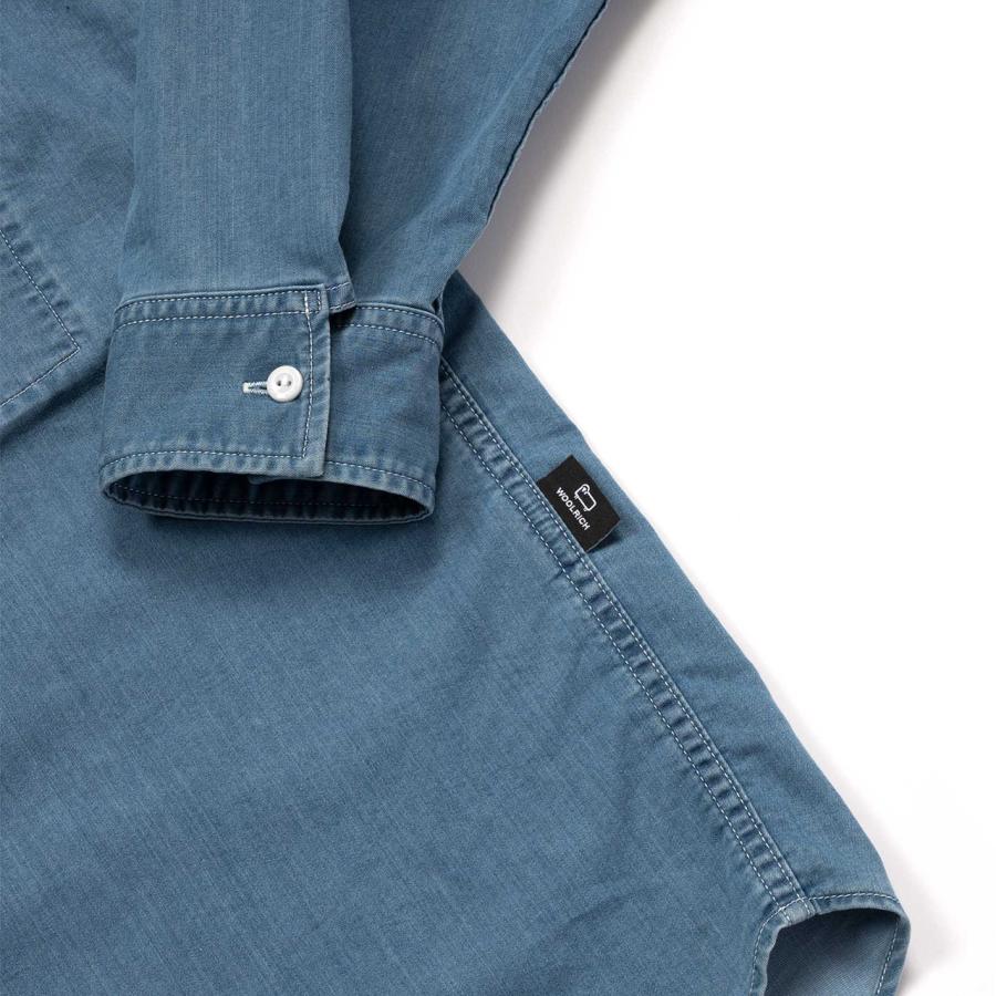 WOOLRICH｜COOLMAX DENIM LONG SHIRT ウールリッチ クールマックス