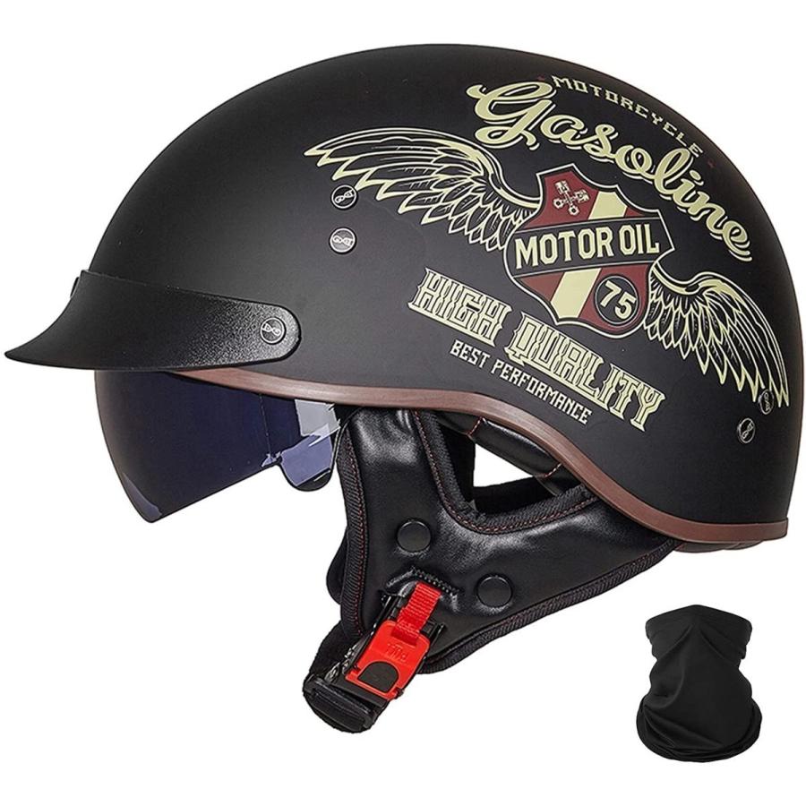 新品 オシャレと安全の両立 sjjy 格納式サンバイザー付ハーフヘルメット Hタイプ Xxlサイズ 63cm 64cm Ece規格 Dot認証規格品