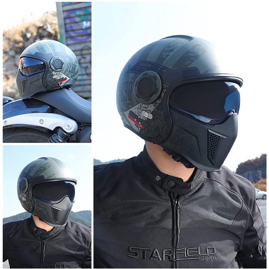 □新品□CRG CYRILオートバイ用フルフェイスヘルメット【Mサイズ/57cm