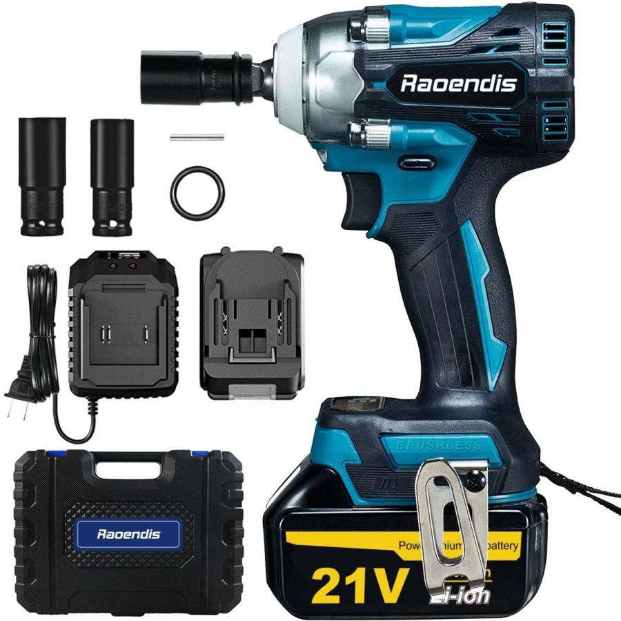 新着商品 新品 電動インパクトレンチ 21v 充電式 コードレス 無段変速 正逆転両用 タイヤ交換 インパクトレンチ 車 最大トルク480n M