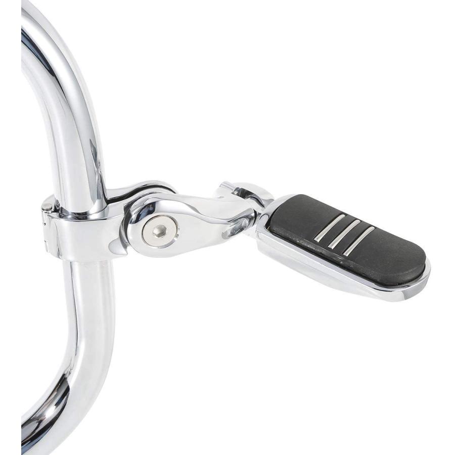 新品 スズキ Vz1500ブルバードm90対応 Huili Jphome アップハイウェイフットペグ クローム スタイル4 フットペダル 捧呈 Huili Jphome