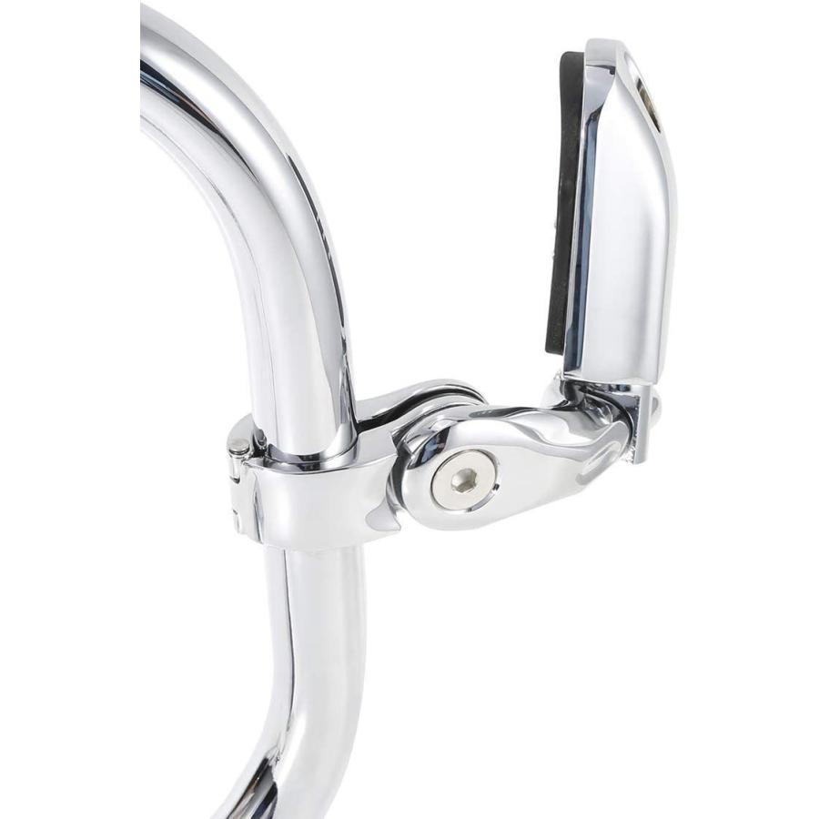 新品 スズキ Vz1500ブルバードm90対応 Huili Jphome アップハイウェイフットペグ クローム スタイル4 フットペダル 捧呈 Huili Jphome