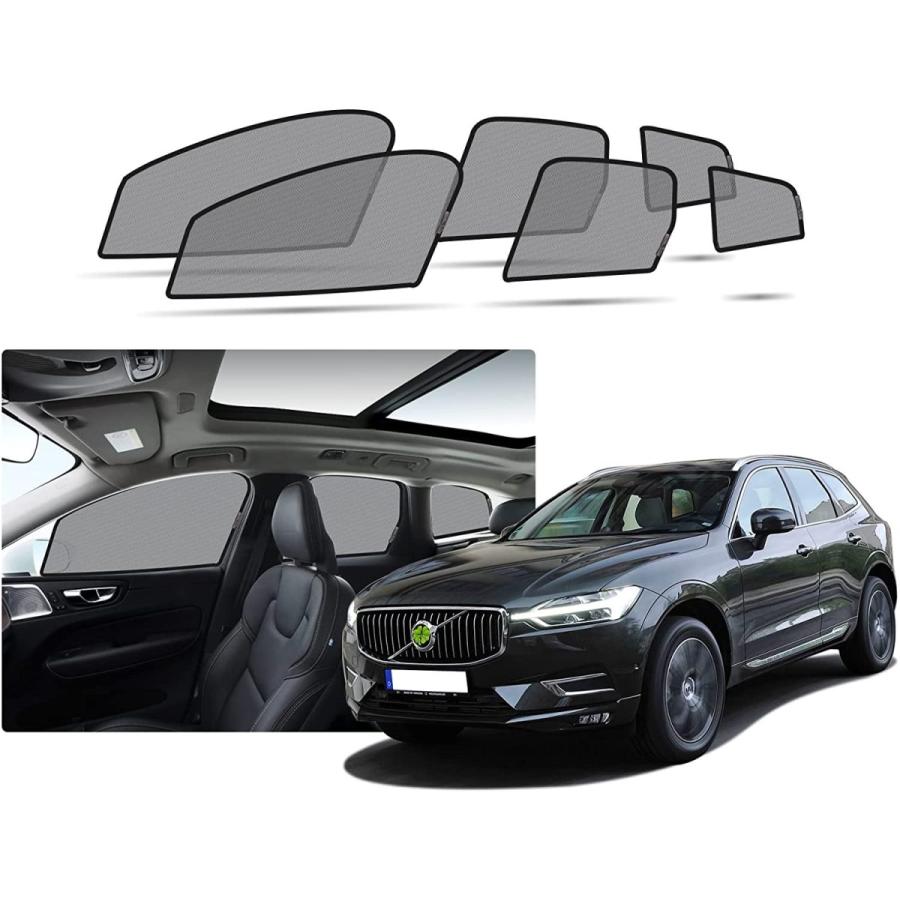 現行ボルボXC60純正サンシェード3点