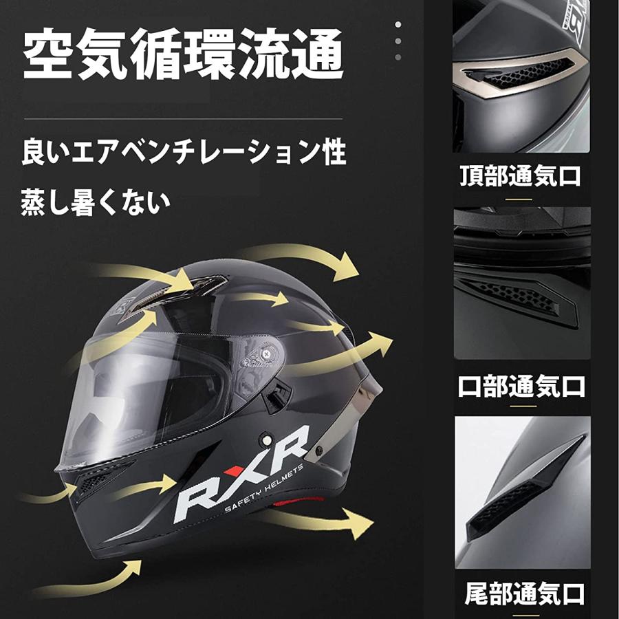 □新品□BCCTCL バイク用フルフェイスヘルメット ○Lサイズ(59cm〜60cm 