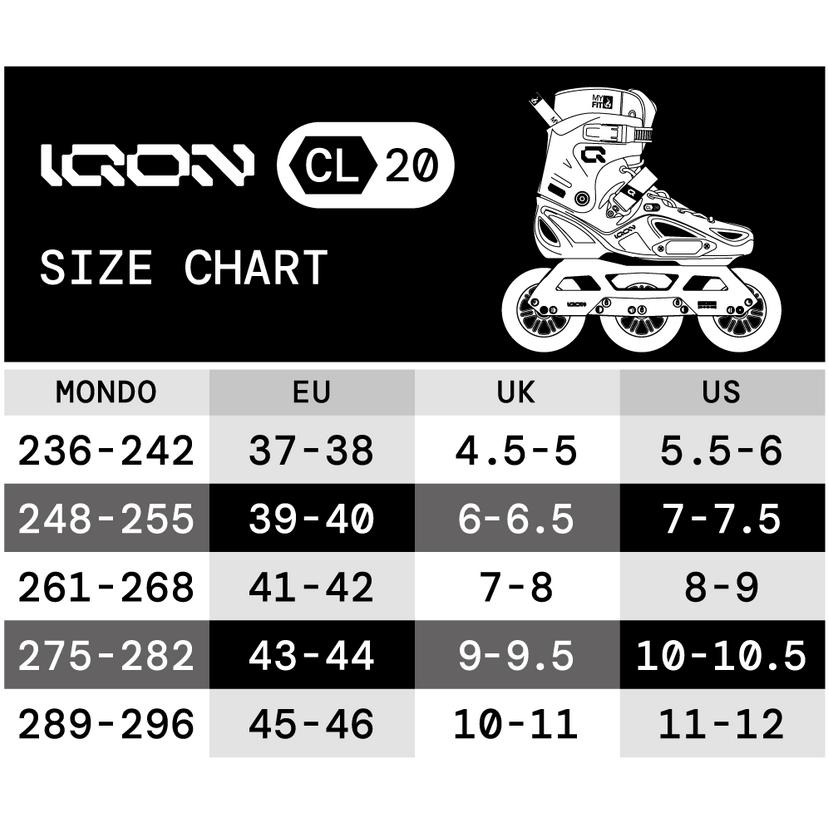 在庫限り在庫限りCL 20 Skates (CL Decode PRO 90 Frames 110mm Access