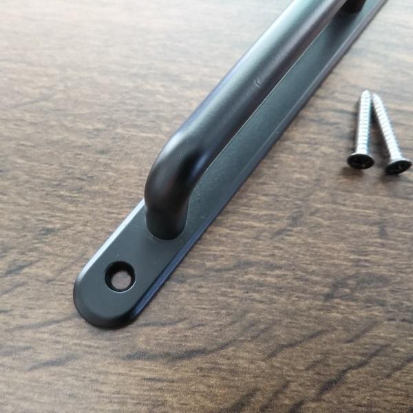 アンティーク調 ブラック 黒 座付き取手 ハンドル No410 取手