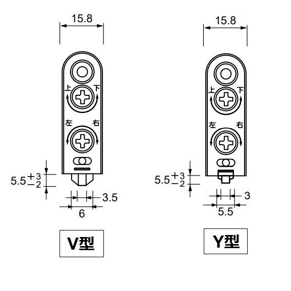 2個セット DAIYASU 取替用 調整戸車 上下調整 前後調整 ベアリング入り