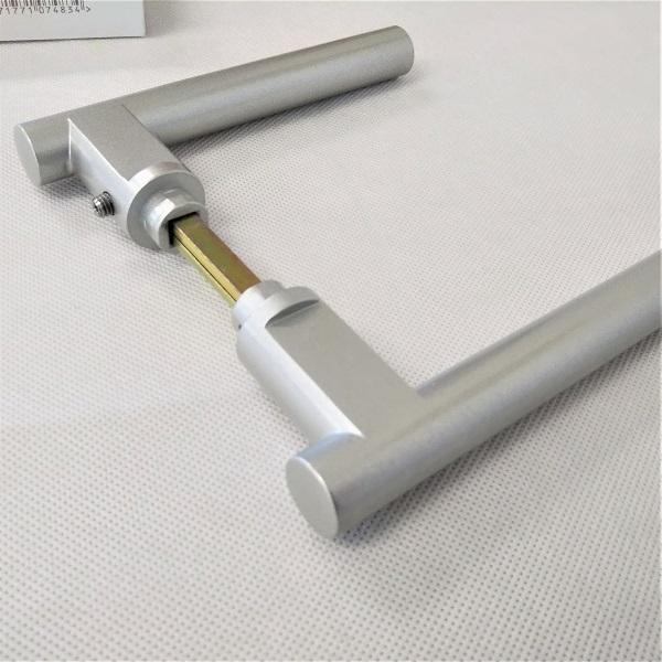 川口技研 ドアノブ ハンドル交換 GIKEN 65A型 塗装シルバー 交換用