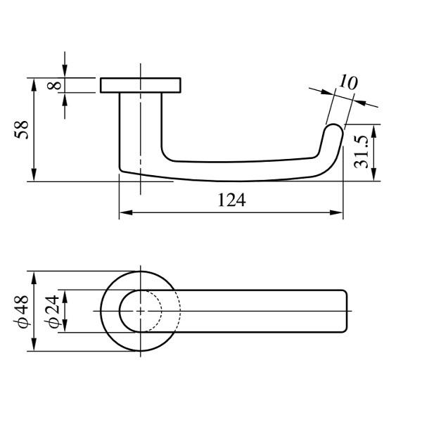 美和ロック MIWA ミワ美和ロック LA31-8 表示付き/内サムターン 31型