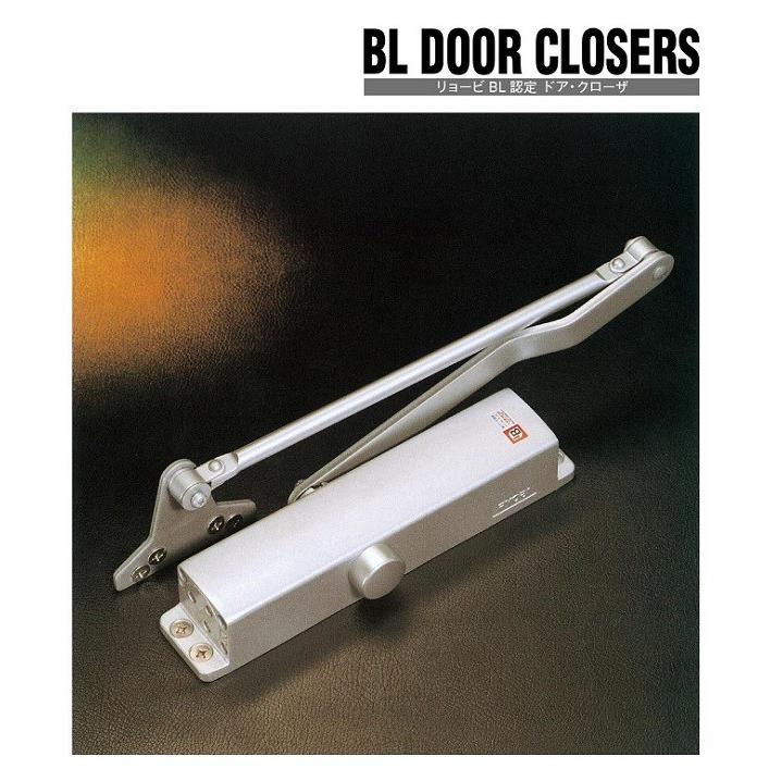 RYOBI リョービドアクローザー BL認定品 BL-4P II型 ストップなし バックチェック付き  シルバー