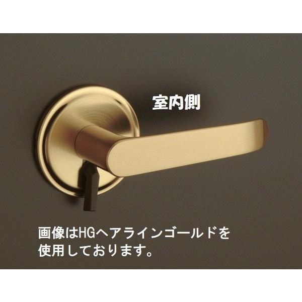 ドアノブ交換 長沢製作所 reレバーハンドル 間仕切錠 WBホワイト
