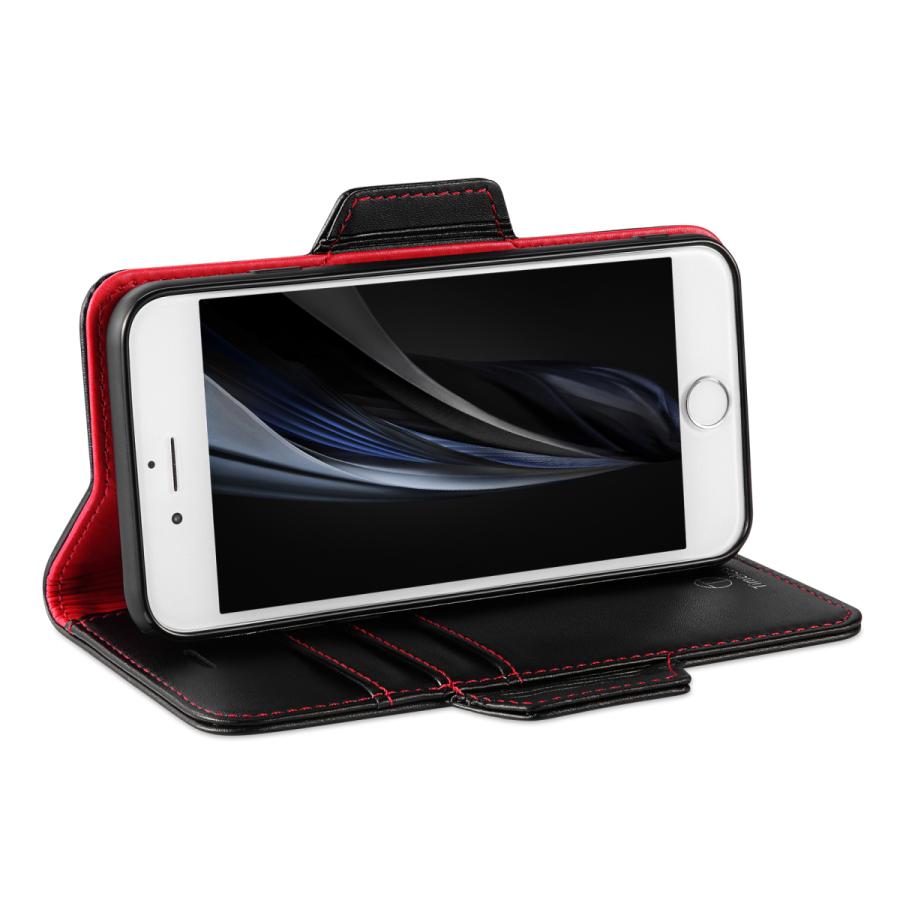 Iphone8 ケース 手帳型 おしゃれ かっこいい 高級 レザー 高品質 薄型 カバー サイドマグネット スマホケース 男性 メンズ 女性 かわいい 黒x赤 Iphone8 Rp1 Bk Rd Timeless 通販 Yahoo ショッピング