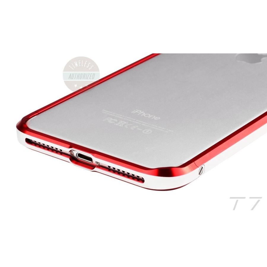 iPhone SE アルミバンパー SE2 第2世代 SE3 第3世代 アルミ製 ケース SWORD 高品質 アルミ製 メタルバンパー ネジ式 赤  RED（レッドxシルバー）