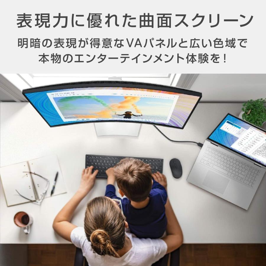 DELL Dell S3222HS 31.55インチ ワイド 曲面モニター VA 非光沢 DELL Dell S3222HS 31.55インチ ワイド 曲面モニター VA 非光沢