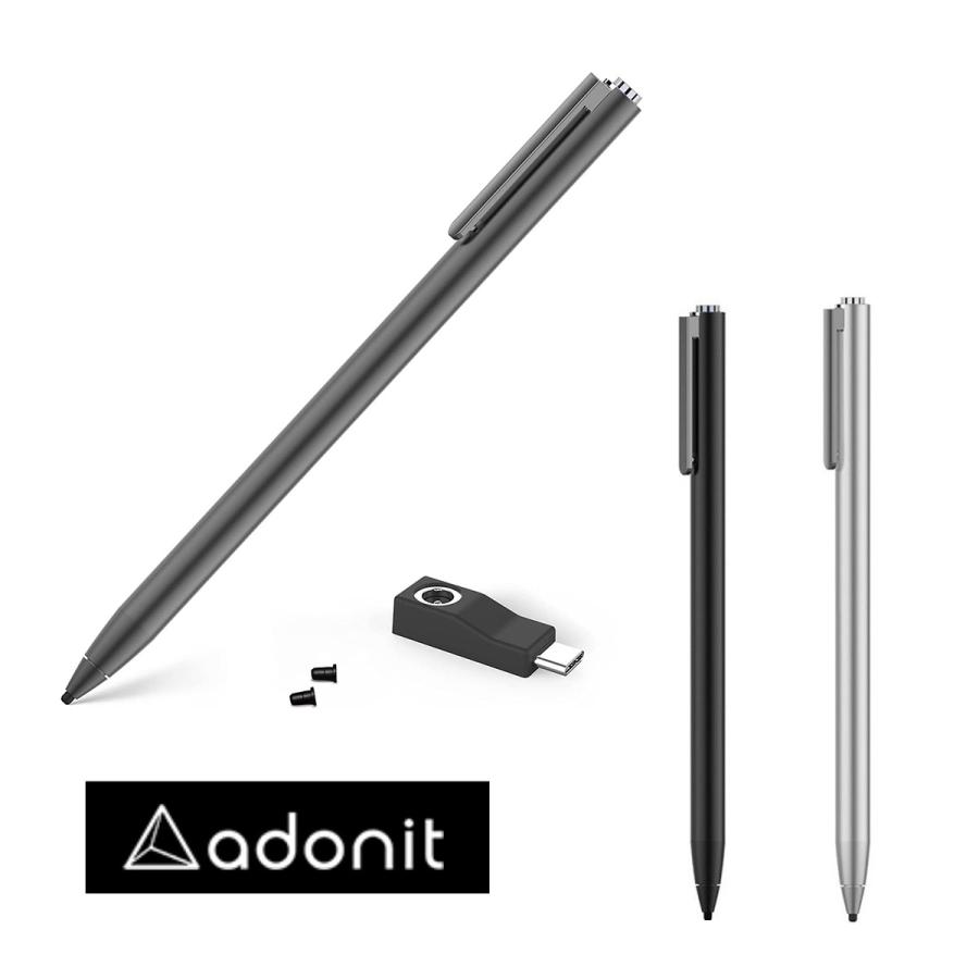 Adonit Dash 4 スタイラス タッチペン 交換用ペン先2個付属