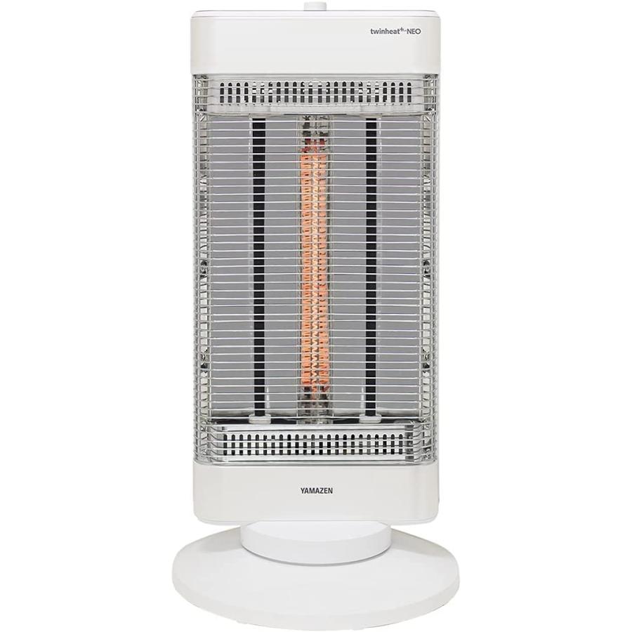 山善 速暖カーボンヒーター+遠赤外線シーズヒーター搭載 DBC-VK122(W 