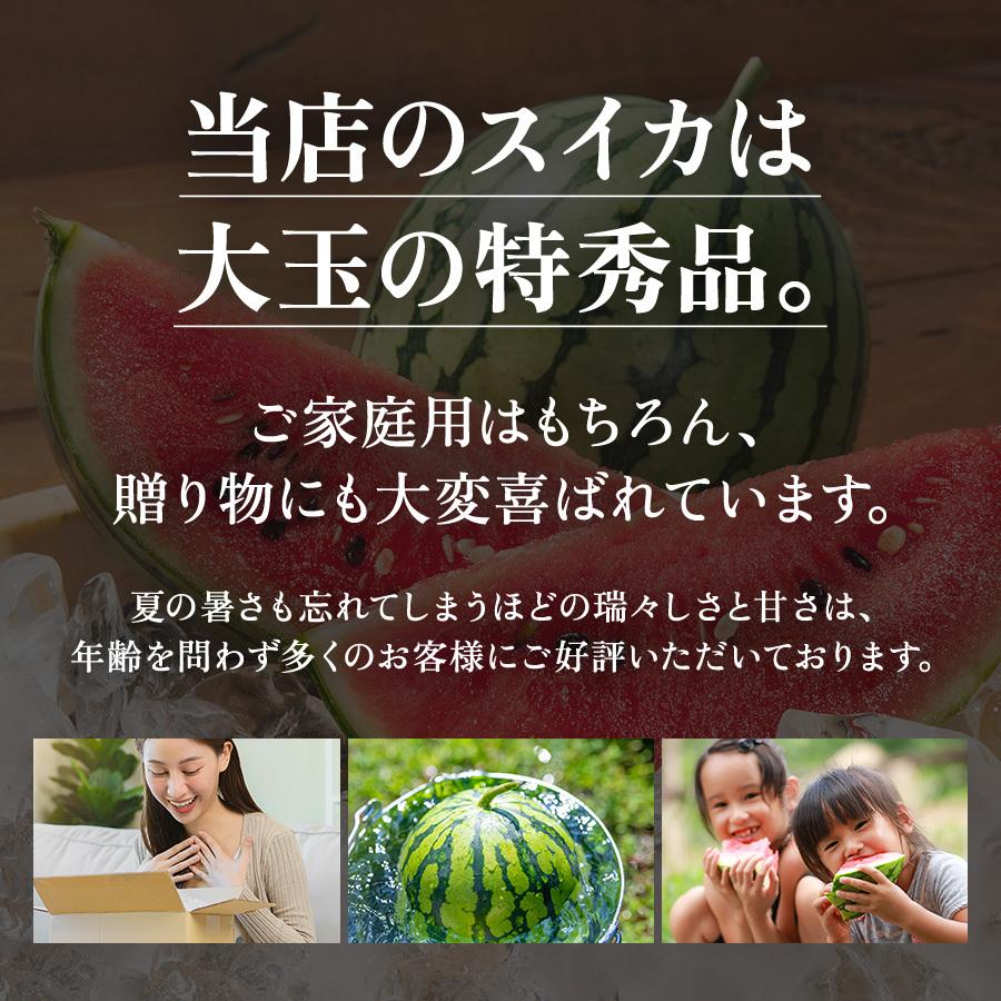 最優秀賞受賞 植木スイカ Lサイズ 6〜7kg 1玉 熊本県植木産 特秀 大玉  送料無料 フルーツ 父の日 ギフト｜tms4｜05