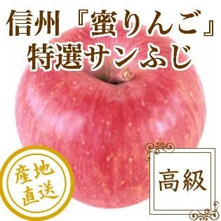 お年賀 御年賀 ギフト 秀品 サンふじ 長野県産 蜜入り りんご 特選3kg化粧箱7〜9個入り 産地直送 送料無料｜tms4