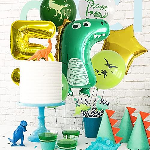 Ryohan 誕生日 数字バルーン セット 飾り付け 恐竜風船組み合わせ パーティー 装飾32インチ バルーン0-9 記念日 デコレーション 子供用｜tmshop2020｜04