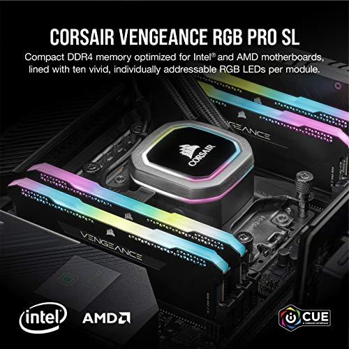 大人気ブランド Corsair DDR4-3200MHz デスクトップPC用 メモリ VENGANCE RGB PRO SLシリーズ 32GB [16GB×2枚] C