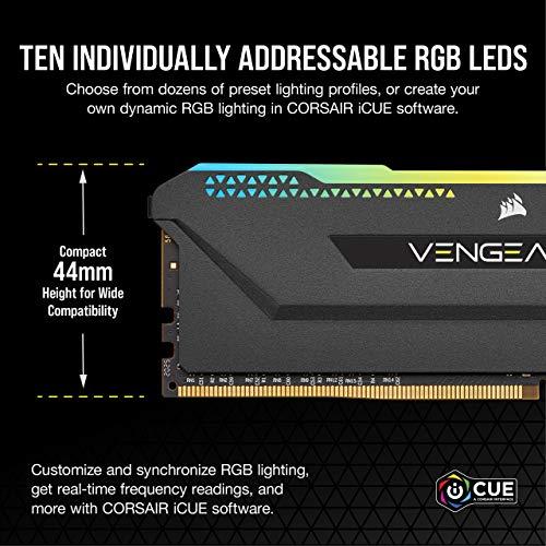 大人気ブランド Corsair DDR4-3200MHz デスクトップPC用 メモリ VENGANCE RGB PRO SLシリーズ 32GB [16GB×2枚] C