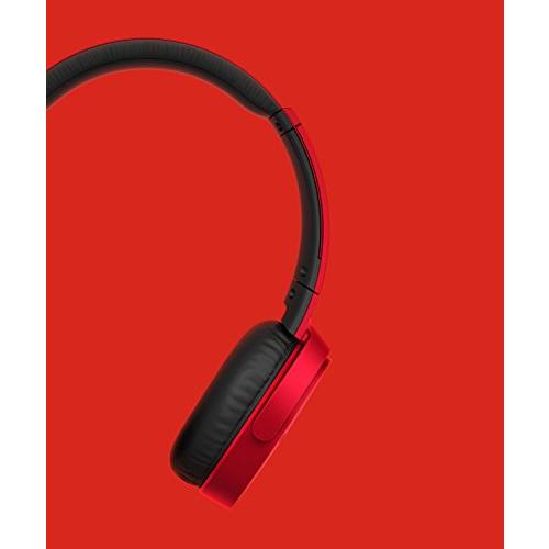 ソニー ワイヤレスヘッドホン 重低音モデル MDR-XB650BT : Bluetooth対応 折りたたみ式 レッド MDR-XB650BT R｜tmshop2020｜06