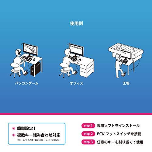 50％OFF ナルコーム USB接続フットスイッチ（NFS-01) 日本製 USBフットスイッチ フットスイッチ USBスイッチ USBフットペダル ゲーミングフッ