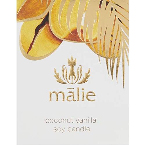 Malie Organics(マリエオーガニクス) ソイキャンドル ココナッツバニラ 240g｜tmshop2020｜02