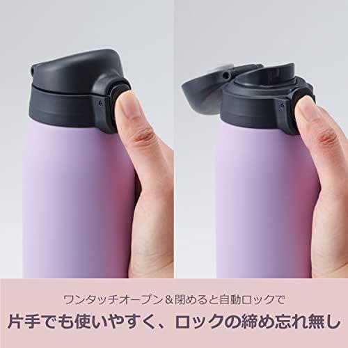 タイガー魔法瓶 水筒 600ml ワンタッチ マグボトル ステンレスボトル 真空断熱ボトル 保温保冷 在宅 タンブラー利用可 スノードロップ MCT-｜tmshop2020｜04