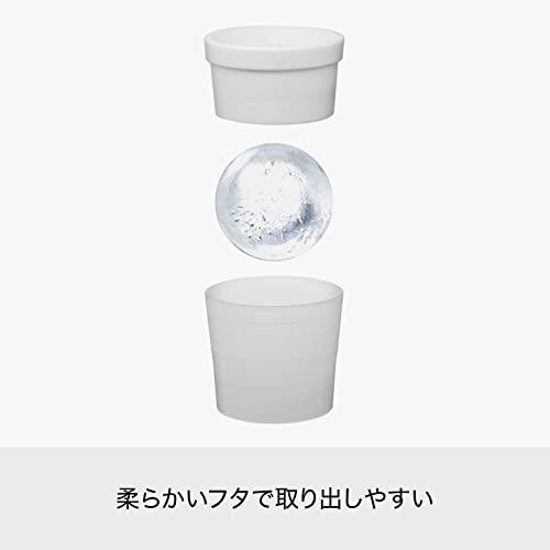 ライクイット (like-it) 製氷皿 アイスボールメーカー 2個セット 約Ф7.5×高7.5cm ライトブルー 日本製 STK-06L 2P｜tmshop2020｜06