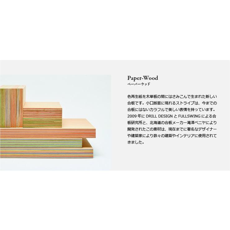 レムノス　Lemnos 掛け時計　Paper-Wood CLOCK line / ネイビー（DRL19-06 NV）｜tmssqr｜04