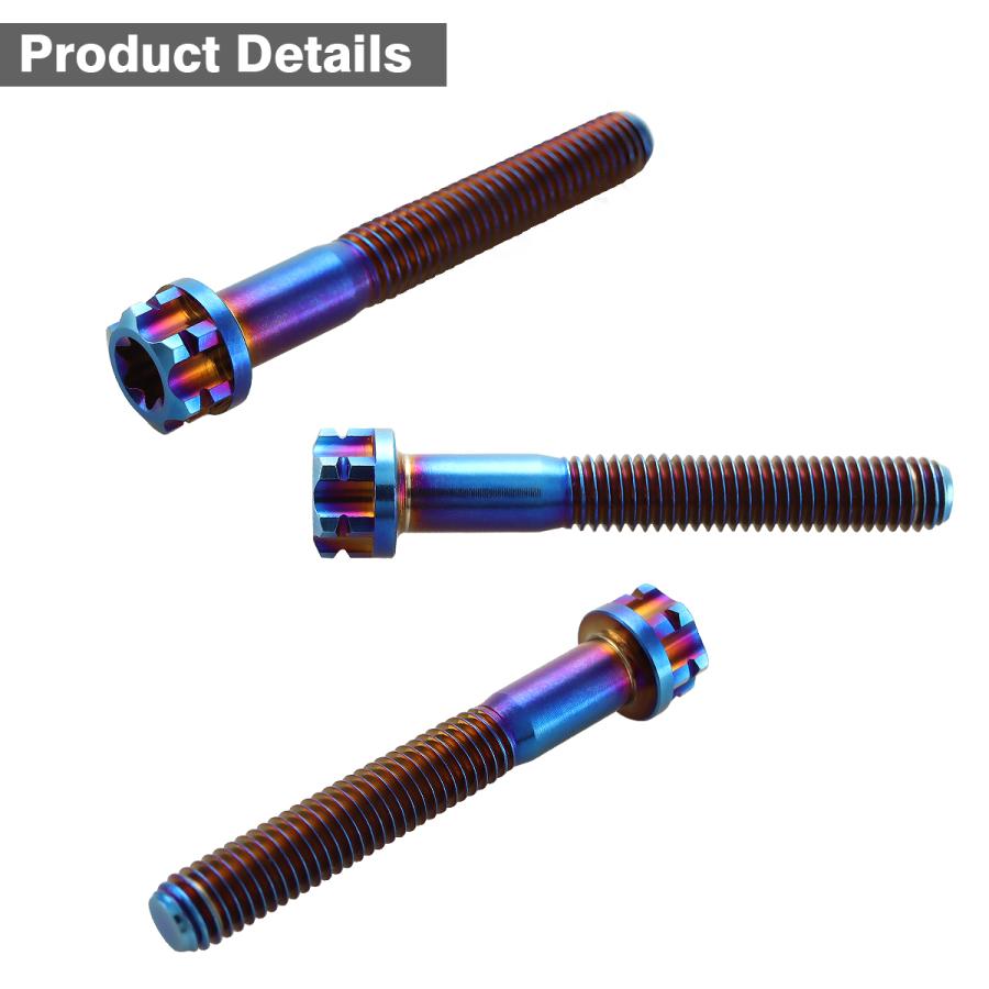 TECH-MASTER (テックマスター) Z900RS / CAFE 64チタン スロットルケース用ボルト ヘキサゴンヘッド 2本セット 焼きチタンカラー BS0031 | TECHーMASTER | 03