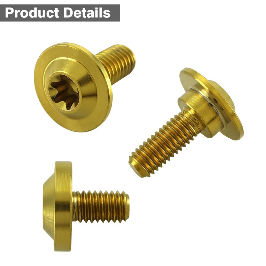 TECH-MASTER (テックマスター) CT125 ハンターカブ JA55 JA65 64チタン 外装カバー用ボルト 11本セット ゴールド BS0202 | ホンダ | 03