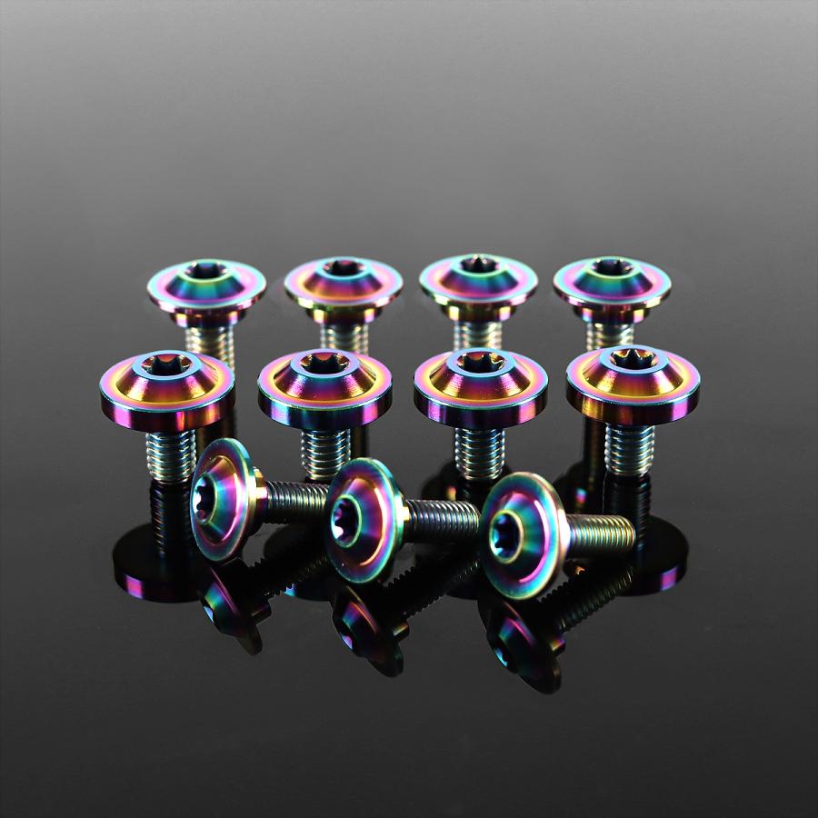 TECH-MASTER (テックマスター) CT125 ハンターカブ JA55 JA65 64チタン 外装カバー用ボルト 11本セット チタンカラー BS0203 | ホンダ | 02