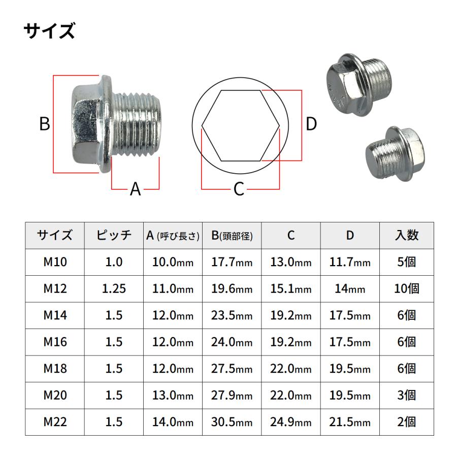 ドレンボルト ドレンワッシャー アルミ製 銅製 26種セット 合計103個 IZ533