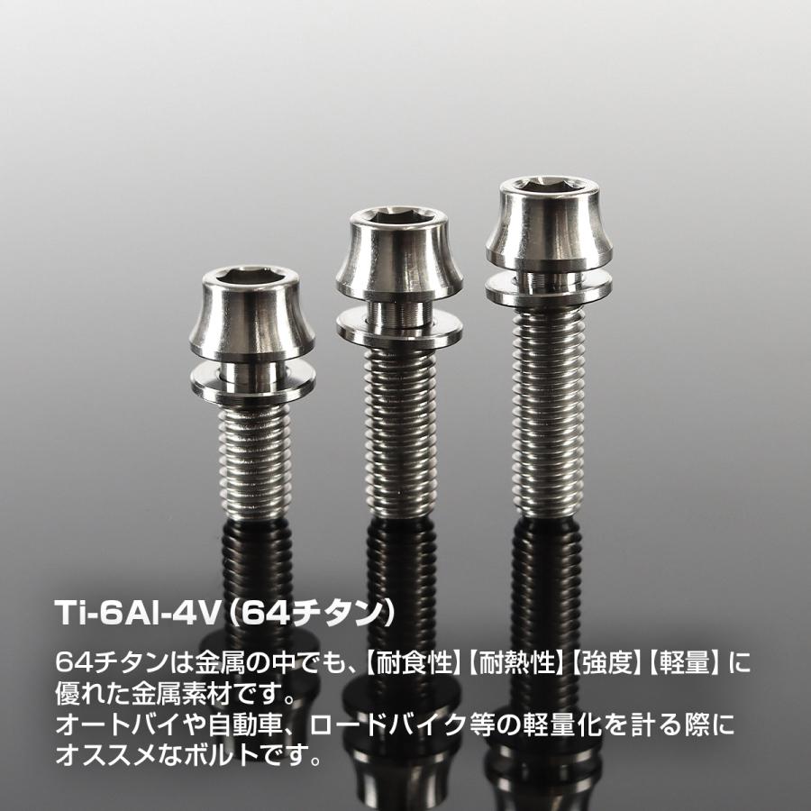 TECHーMASTER（テックマスター） チタンボルト M5×18mm P0.8