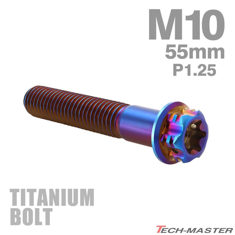 TECHーMASTER（テックマスター） チタンボルト M10×55mm P1.25