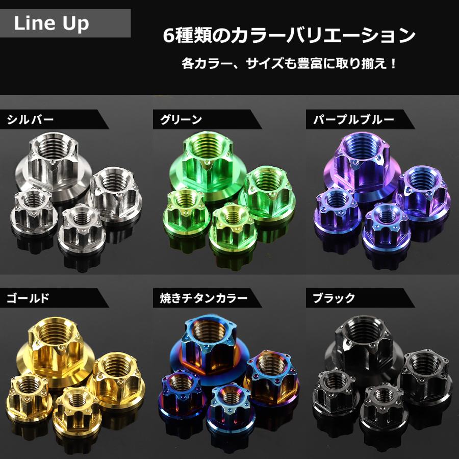 TECHーMASTER（テックマスター） チタンナット M8 P1.25 六角ナット