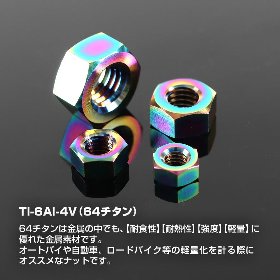 TECHーMASTER（テックマスター） チタンナット M4 P0.7 六角ナット