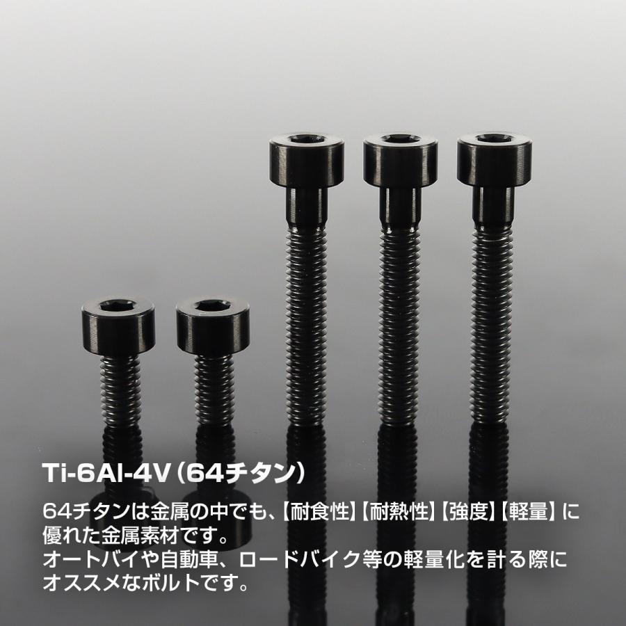 たんたかたん ホンダ タンクキャップ チタンボルト ホンダ5穴 ブラック 5本